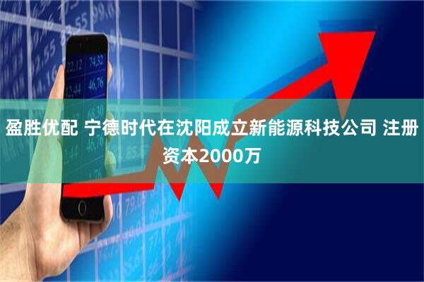 盈胜优配 宁德时代在沈阳成立新能源科技公司 注册资本2000万