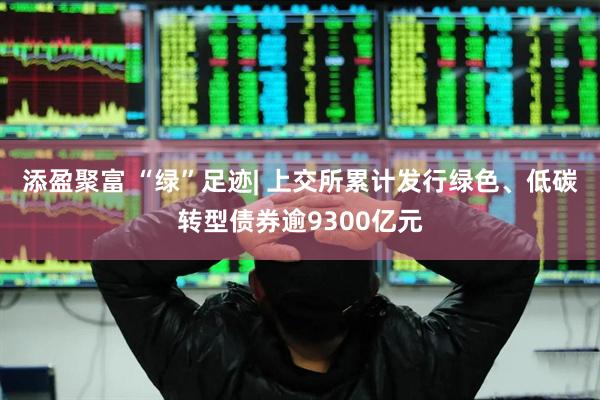 添盈聚富 “绿”足迹| 上交所累计发行绿色、低碳转型债券逾9300亿元