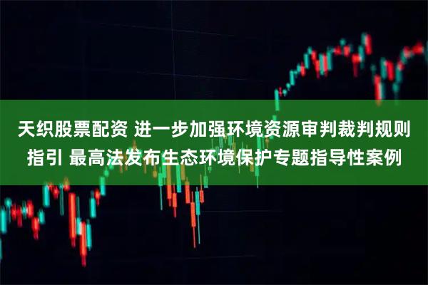 天织股票配资 进一步加强环境资源审判裁判规则指引 最高法发布生态环境保护专题指导性案例