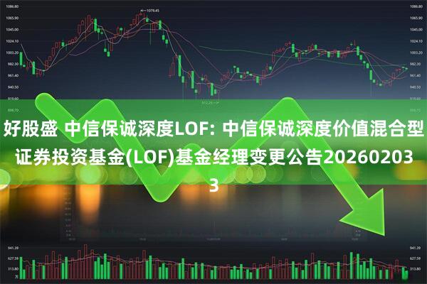 好股盛 中信保诚深度LOF: 中信保诚深度价值混合型证券投资基金(LOF)基金经理变更公告20260203